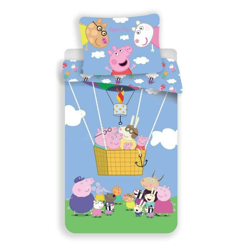 Bavlněné dětské povlečení Prasátko Peppa Bavlněné dětské povlečení Prasátko Peppa