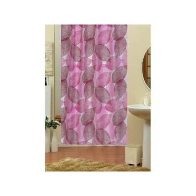 Koupelnový závěs 180x200cm - Růžové listy 3110 Koupelnový závěs 180x200cm - Růžové listy 3110