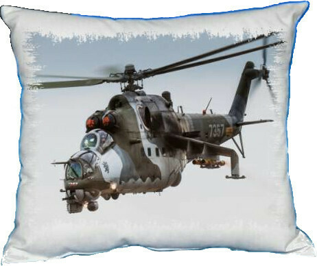 Polštářek Vrtulník Mil Mi-24 Polštářek Vrtulník Mil Mi-24