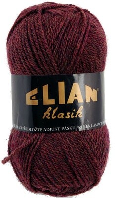 Pletací příze Elian Klasik 3501 - vínová Pletací příze Elian Klasik 3501 - vínová