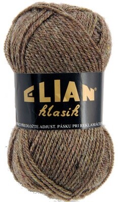 Pletací příze Elian Klasik 3497 - hnědá Pletací příze Elian Klasik 3497 - hnědá