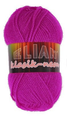 Pletací příze Elian Klasik Neon 10918 - červená Pletací příze Elian Klasik Neon 10918 - červená