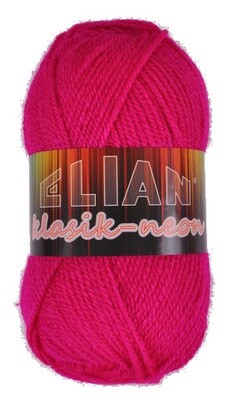 Pletací příze Elian Klasik Neon 10916 - růžová