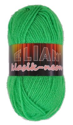 Pletací příze Elian Klasik Neon 10919 - zelená