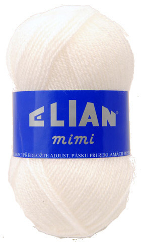 Pletací příze Elian Mimi 208 - bílá