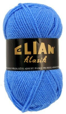 Pletací příze Elian Klasik 1256 - modrá Pletací příze Elian Klasik 1256 - modrá