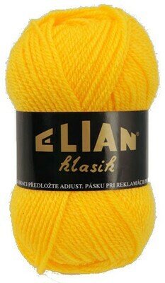 Pletací příze Elian Klasik 184 - žlutá Pletací příze Elian Klasik 184 - žlutá