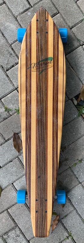 Longboard, Solid Hardwood Pintail, 41 1/2&quot; x 8 1/2&quot;