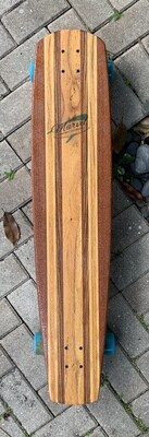 Longboard, Widerider, 41 1/2" x 9", Mixed Solid Hardwood