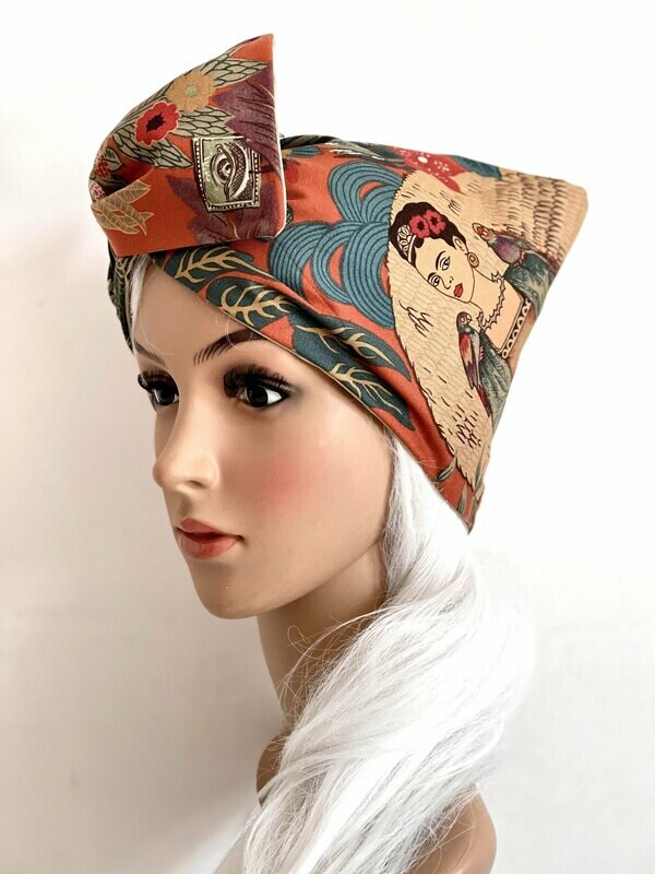 REVERSIBLE AND MODELLABLE TURBAN HEADBAND