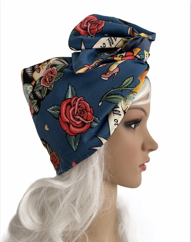 REVERSIBLE AND MODELLABLE TURBAN HEADBAND