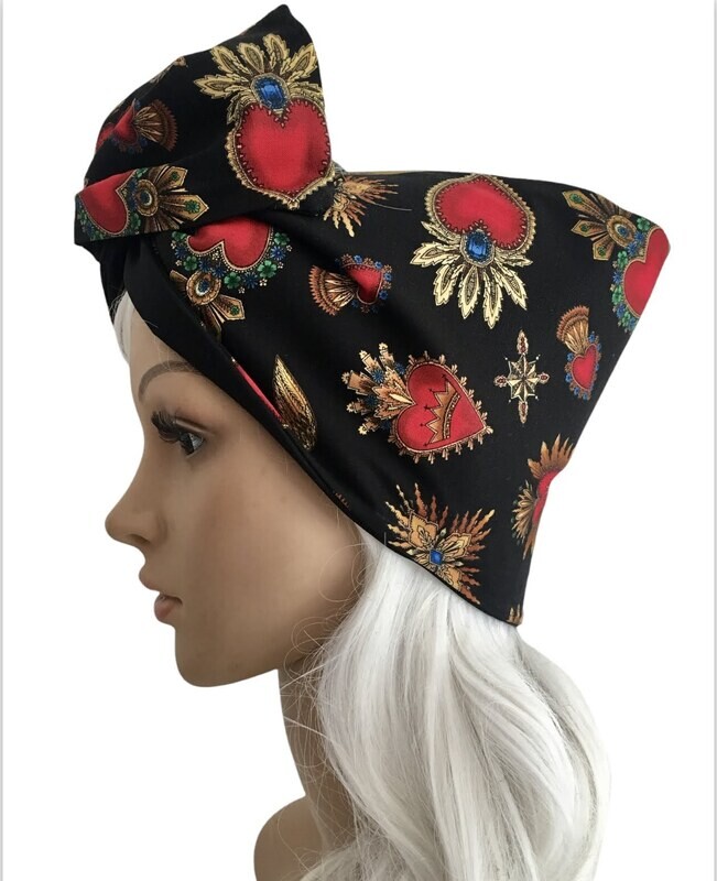 REVERSIBLE AND MODELLABLE TURBAN HEADBAND