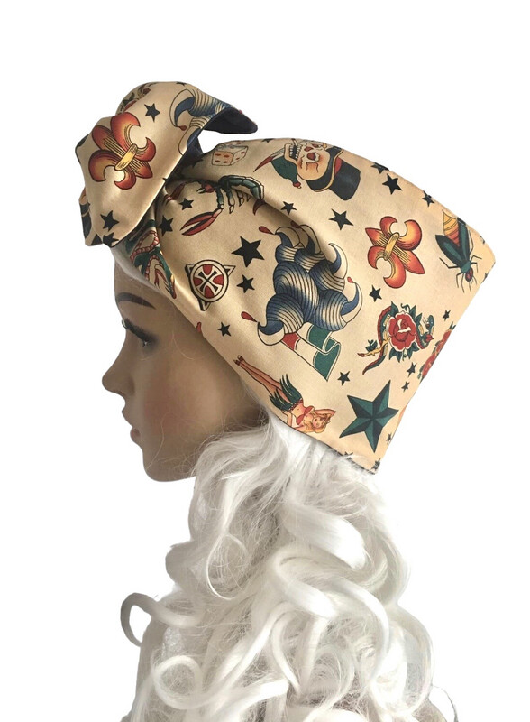 REVERSIBLE AND MODELLABLE TURBAN HEADBAND