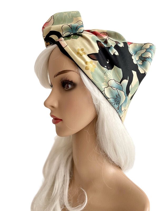 REVERSIBLE AND MODELLABLE TURBAN HEADBAND