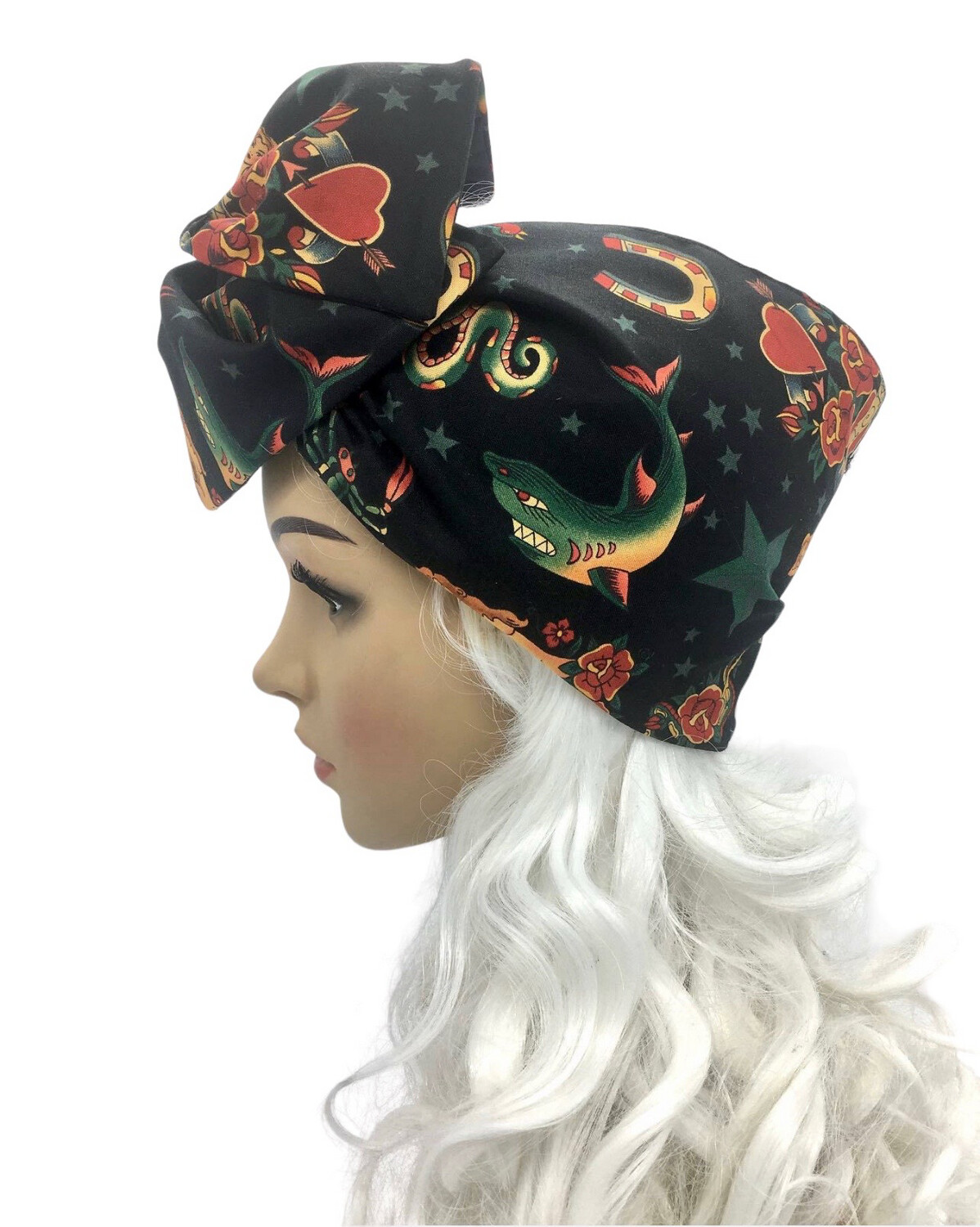 REVERSIBLE AND MODELLABLE TURBAN HEADBAND