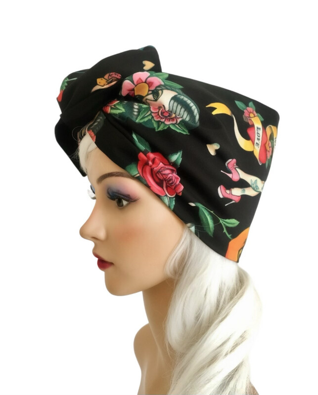 REVERSIBLE AND MODELLABLE TURBAN HEADBAND
