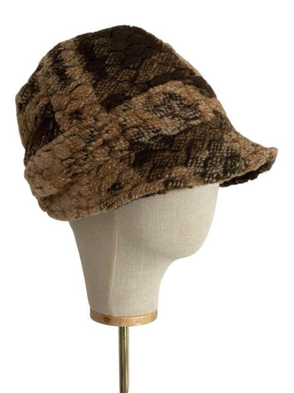 PURE WOOL SOFT VISOR HAT