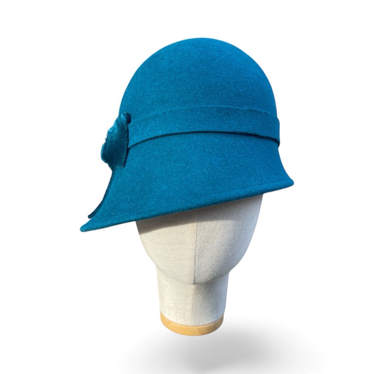 Cloche in feltro di lapin rasato