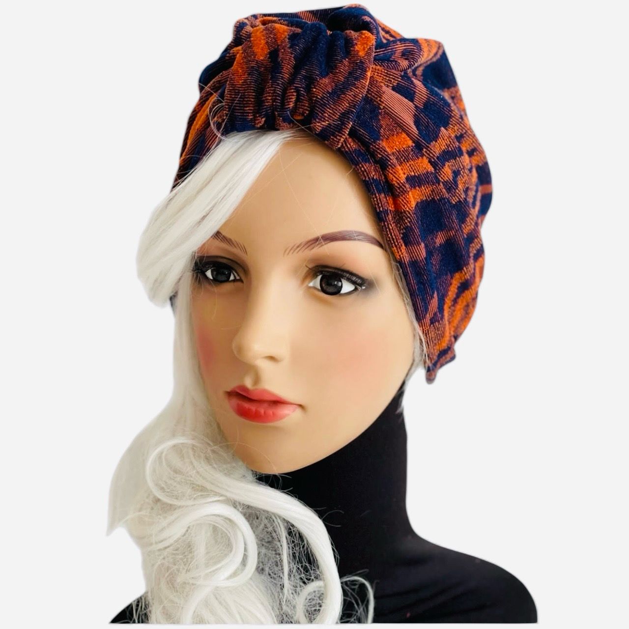 CAPPELLO A TURBANTE ELASTICIZZATO