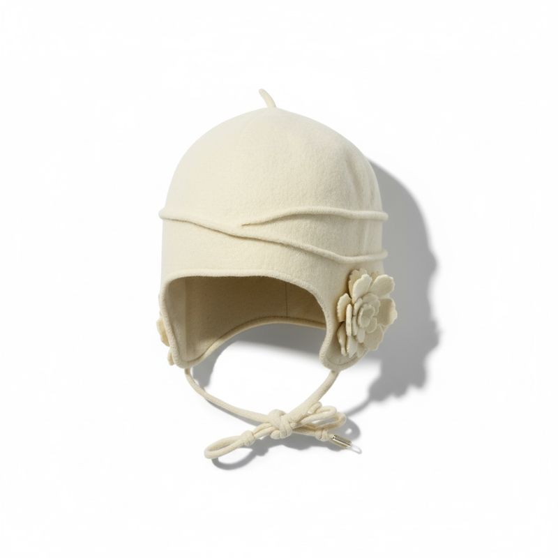 Casquette in pura lana merino