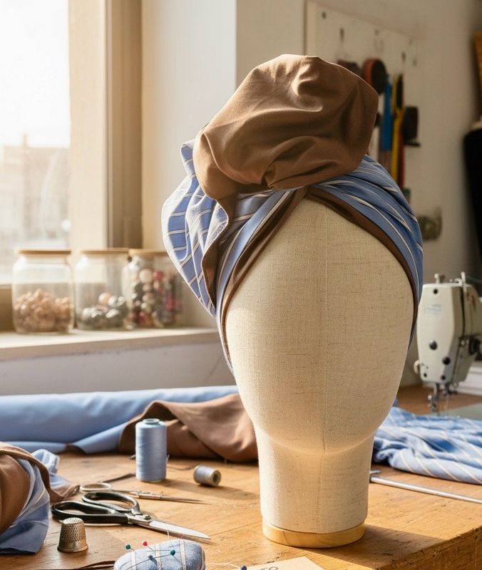 FASCIA TURBANTE DOUBLE-FACE 