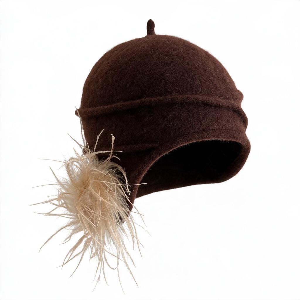 CLOCHE ASIMMETRICA PURA LANA MERINO