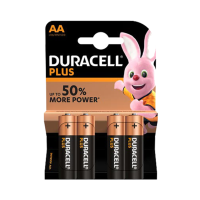 DURACELL STILO AA Plus Power 4Unt