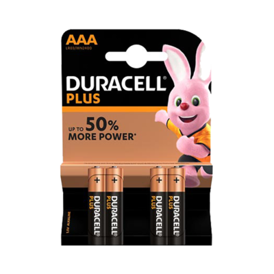 DURACELL MINI STILO AAA Plus Power 4Unt