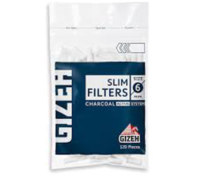 GIZEH Filtri Carbone 20x120 tassa 8,64