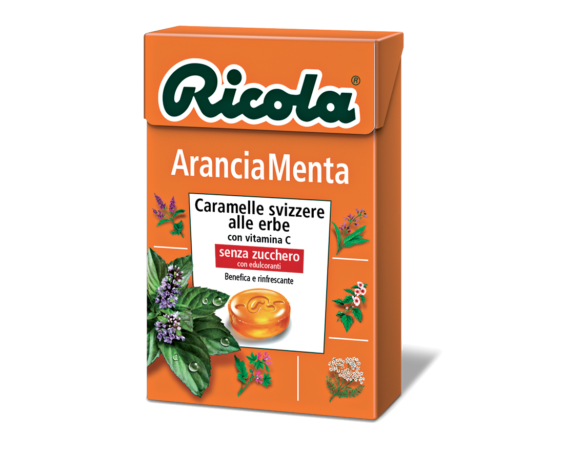 RICOLA Arancia Menta Box 50gr.