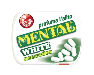 MENTAL White senza zucchero 12gr.
