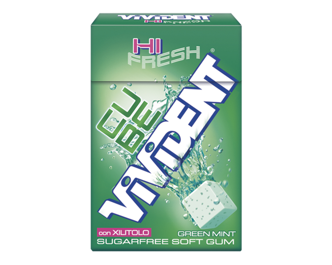 VIVIDENT Cube Green mint