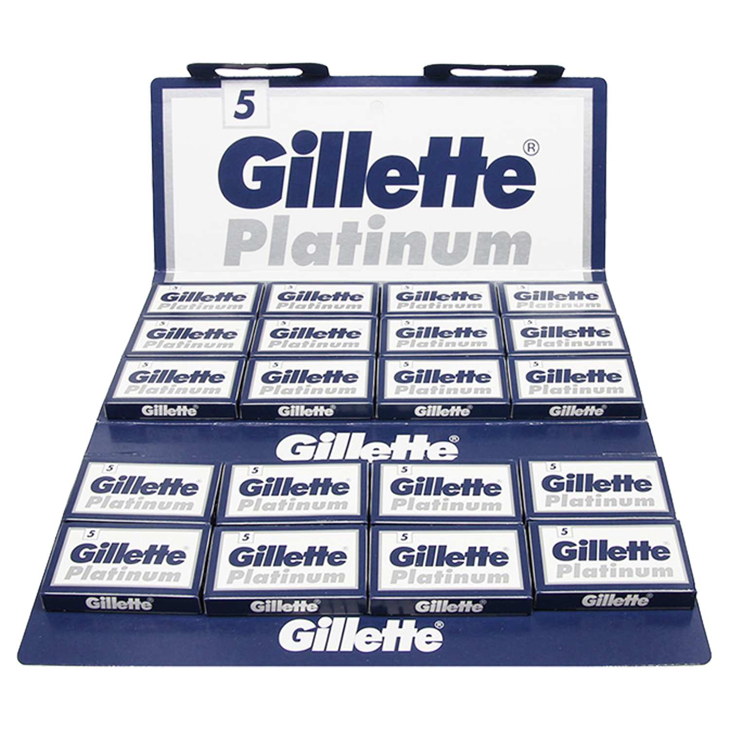 Gillette Platinum Lame 5pz