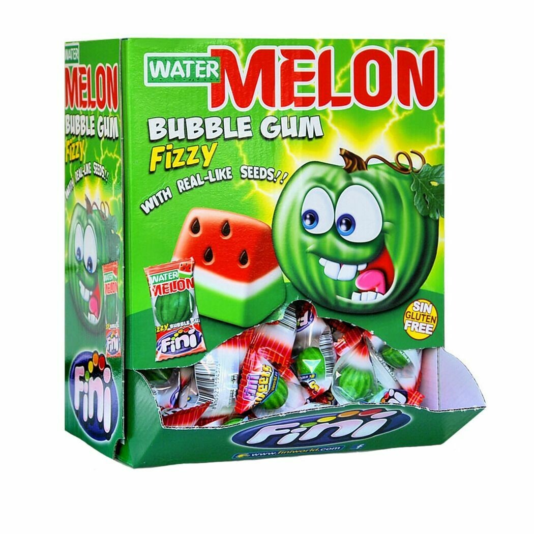 FINI Water Melon Bubble Gum Fizzy