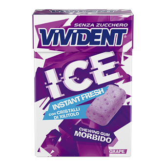 VIVIDENT Ice Grape box