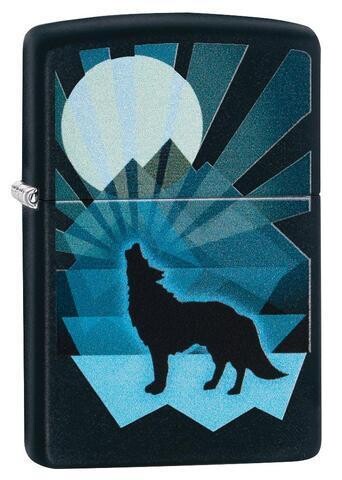 Zippo® Wolf and Moon v.51