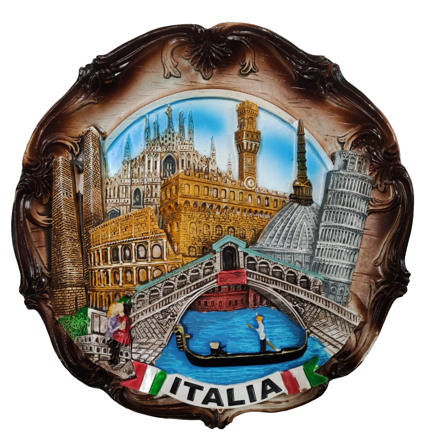 Piatto Italia - Resina
