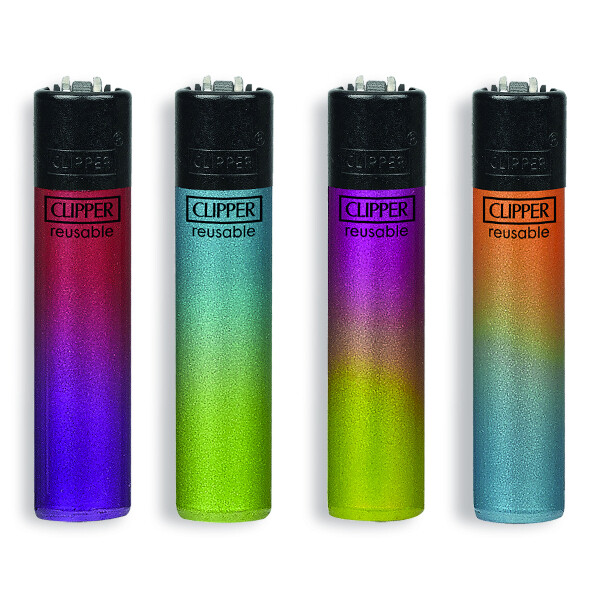 CLIPPER Crystal Gradient 2 - Accendino Large