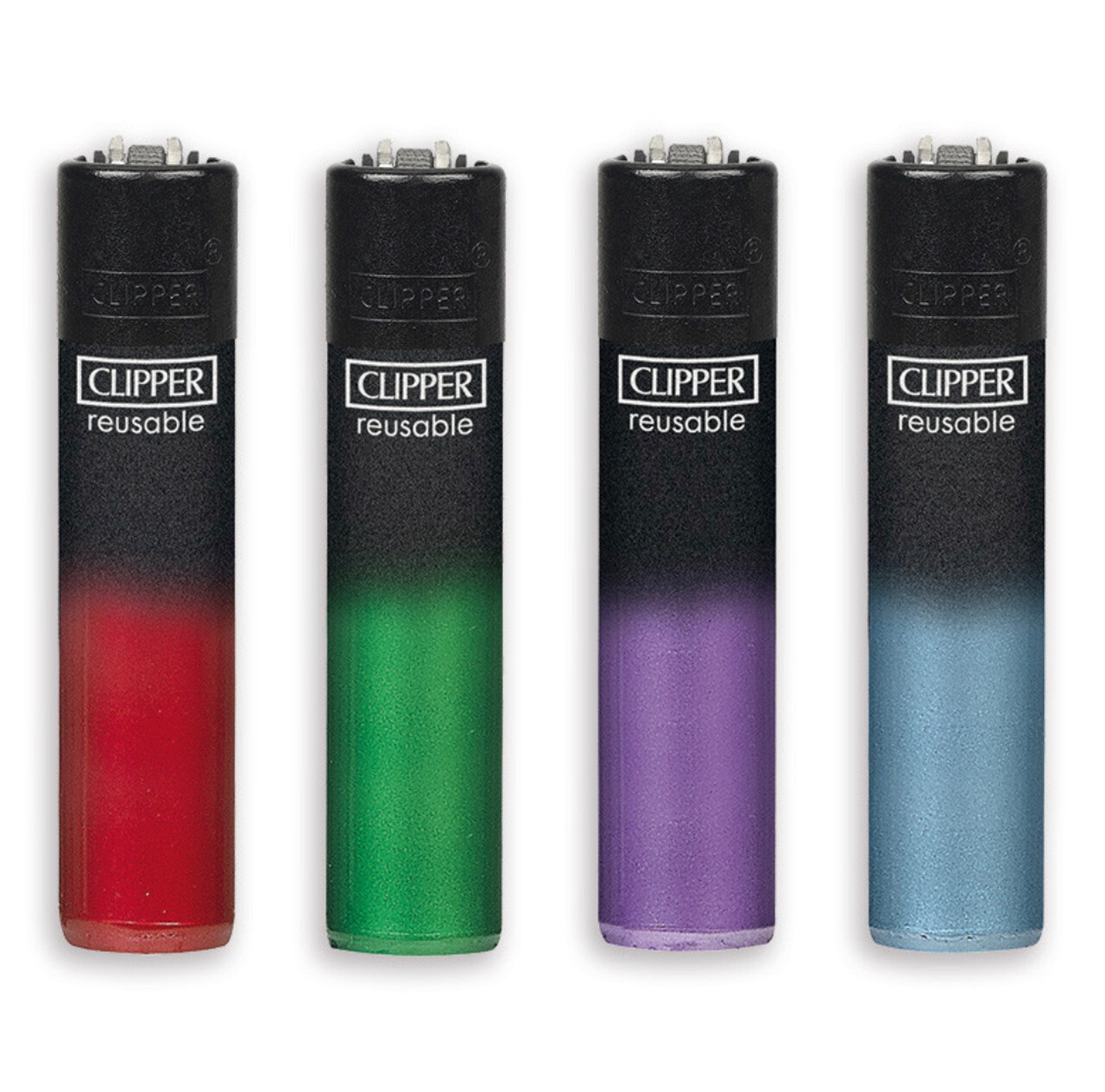 CLIPPER LARGE BLACK CRYSTAL GRADIENT + BW