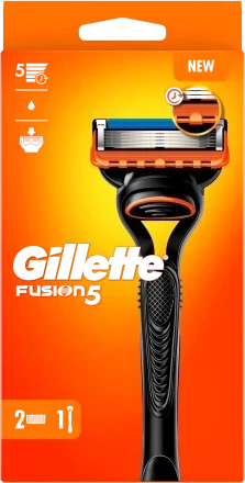 Gillette Rasoi Fusion con 2 ricambi