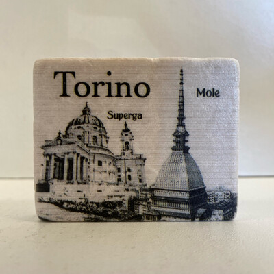 Magnete Pietra TO Bianco Nero