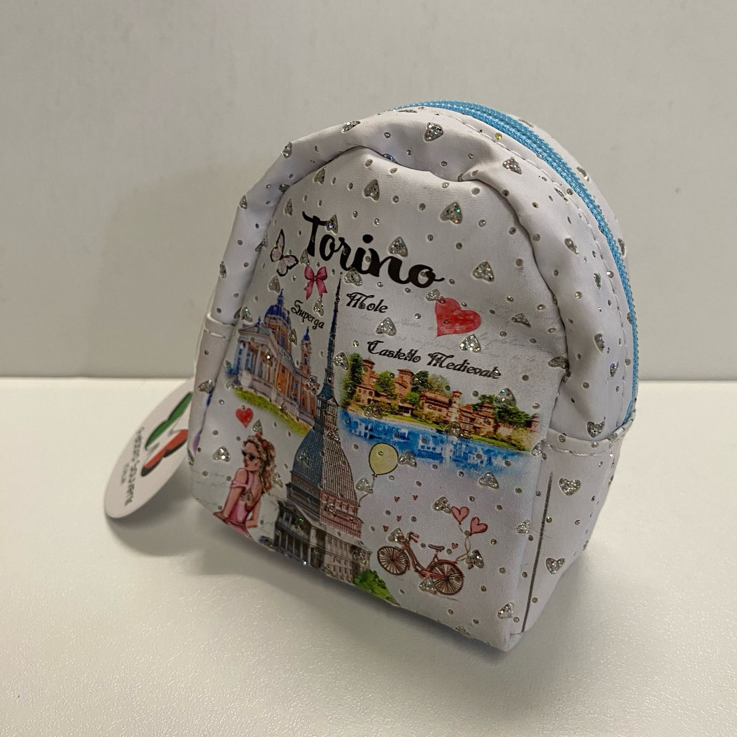 Zainetto portachiavi 9x9x5 cm