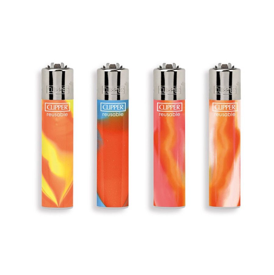CLIPPER Orange Nebula - Accendino Large