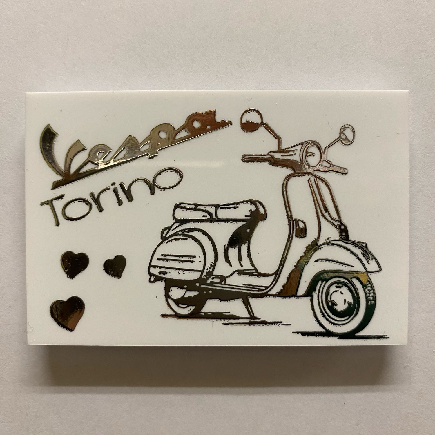 Magnete Plexi Bianco Vespa