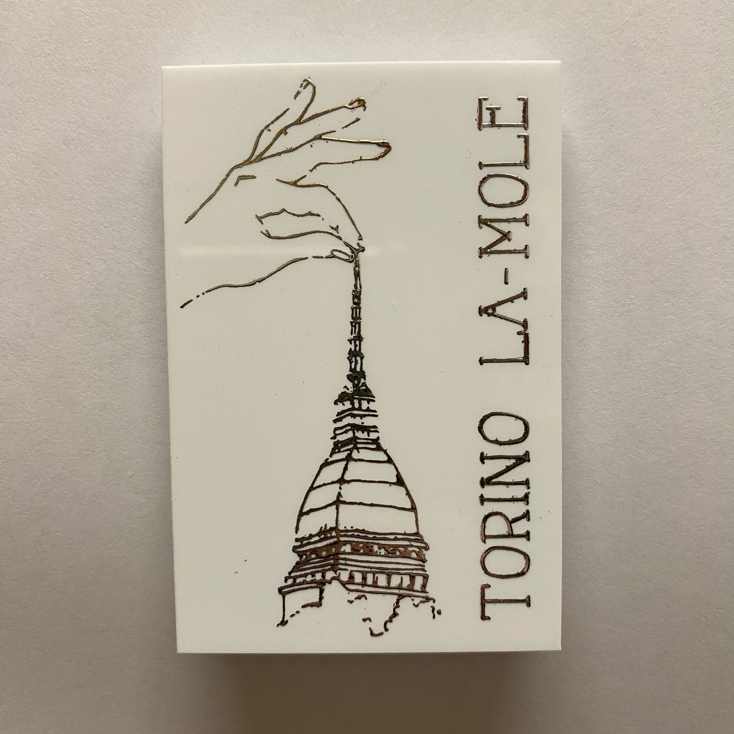 Magnete Plexi Bianco Mano Mole