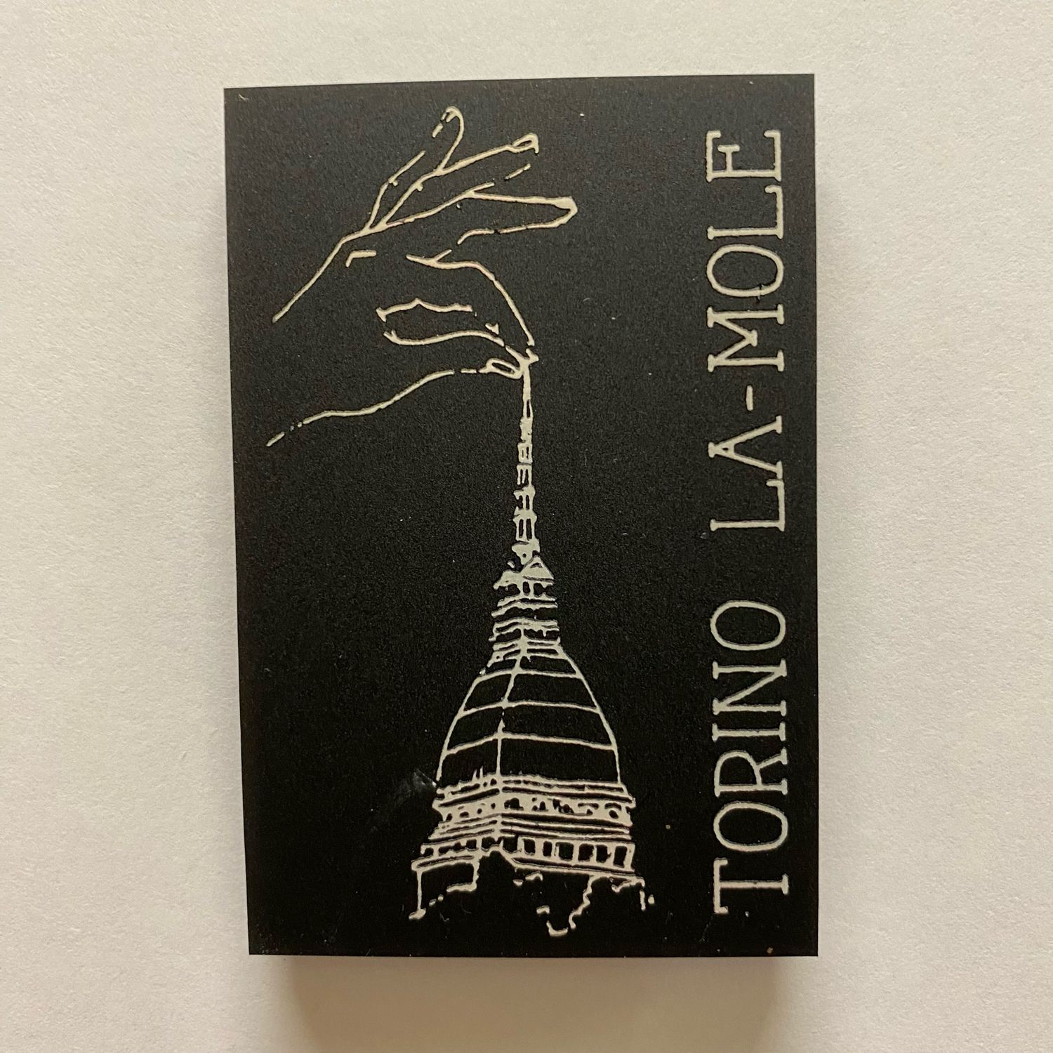 Magnete Plexi Nero Mano Mole