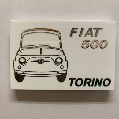 Magnete Plexi Bianco 500