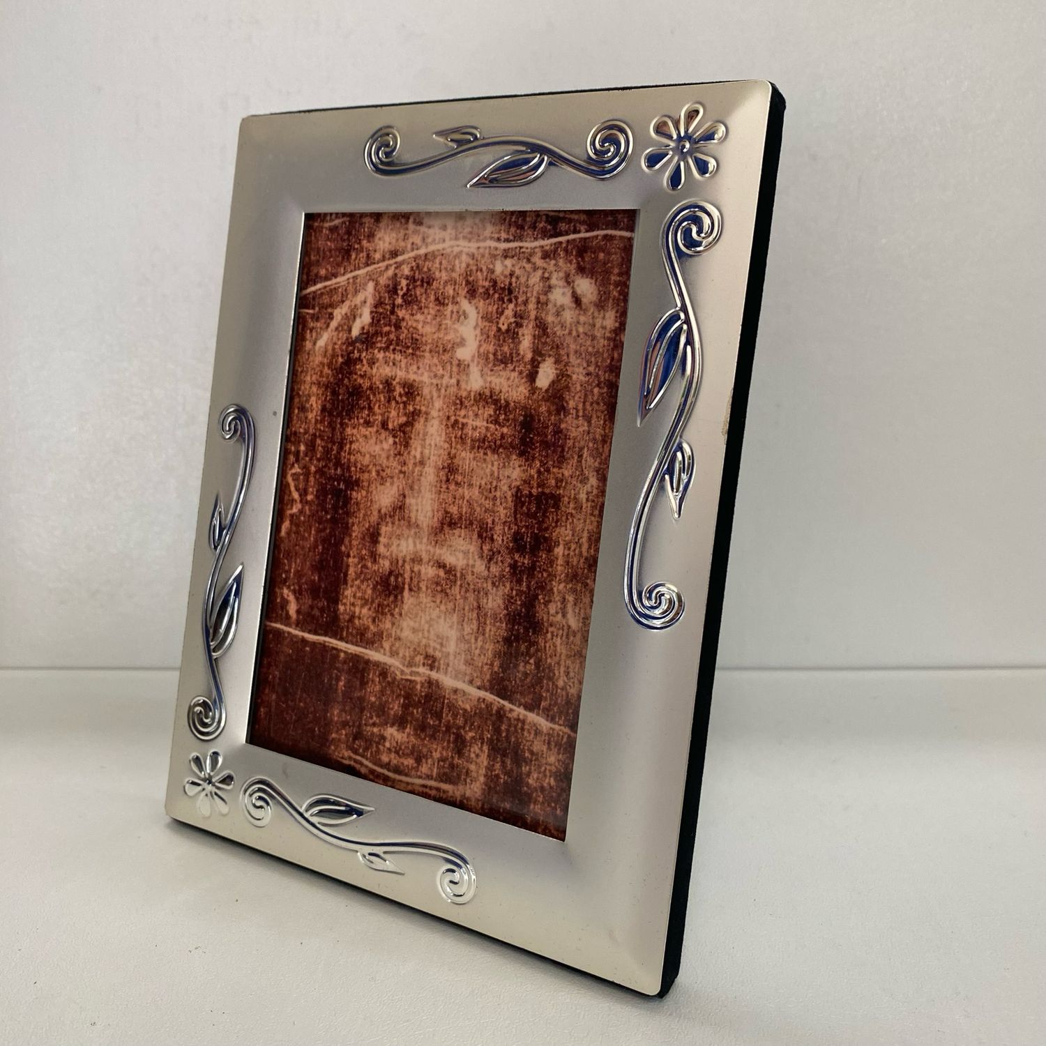 Sindone portafoto silver c/scatola 10x15