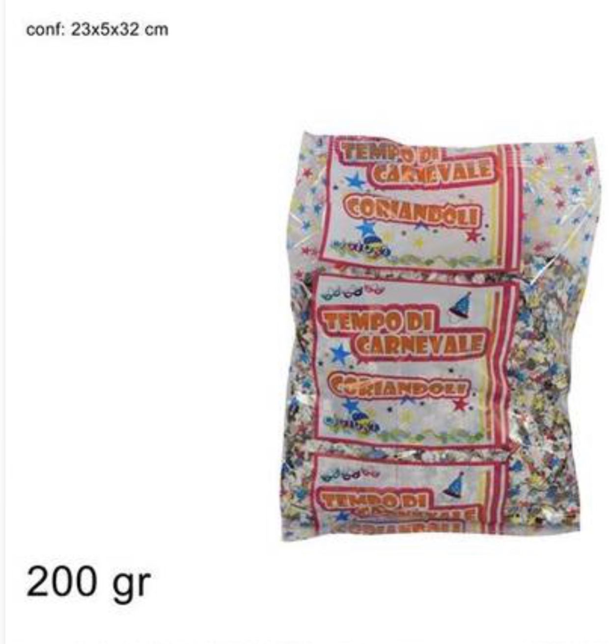Busta Coriandoli 200gr.