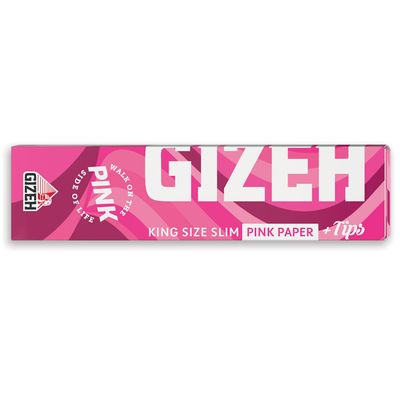 GIZEH EXTRA FINE PINK KS SLIM+TIPS 26X34 tassa 6,36